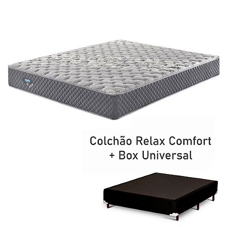 CONJUNTO (COLCHÃO + BOX) RELAX COMFORT