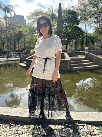 SAIA MIDI FRANZIDOS RENDA