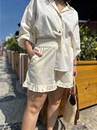 SHORT TRICOLINE BABADINHOS