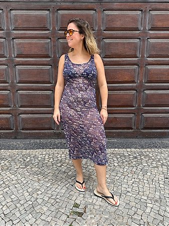 VESTIDO REGATA TULE BLOOM