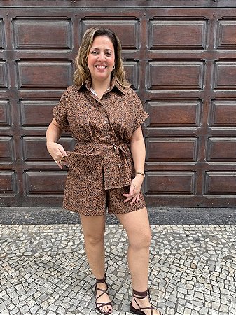 CAMISA SUMMER TRICOLINE ONÇA MICRA