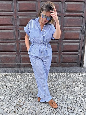 CALÇA BABADINHO STRIPES MIX