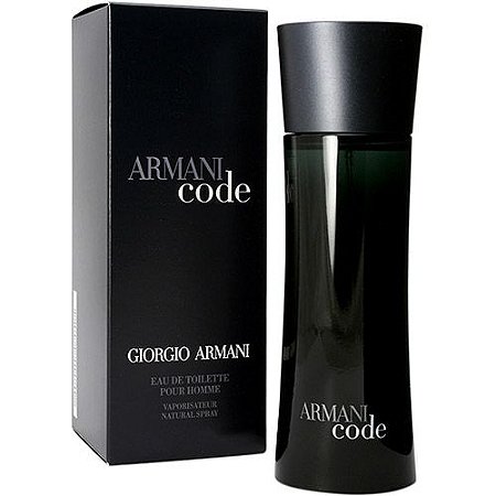 novo armani code masculino