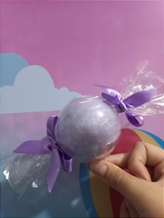 Bala de algodão doce