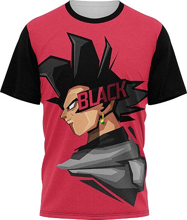 Goku Black Dragon Ball - Camiseta Infantil - Tecido Malha Fria - PV