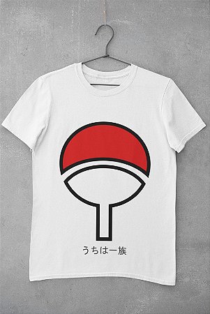 Naruto Clã Uchiha - Camiseta Personalizada -Malha 100% Poliéster