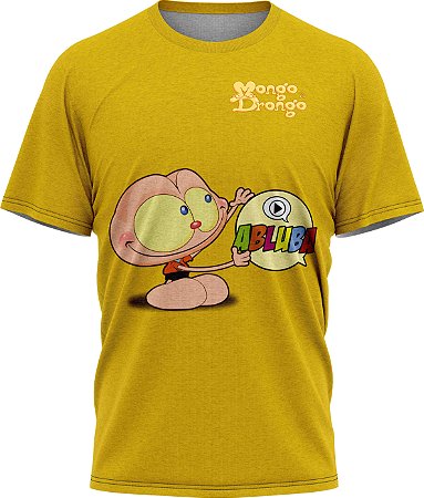 Mongo Abluba - Camiseta - Amarela - Malha Poliéster
