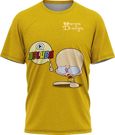 Drongo Abluba - Camiseta - Amarelo - Malha Poliéster