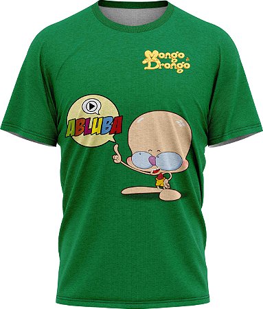 Drongo Abluba - Camiseta - Verde - Malha Poliéster