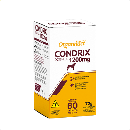 Condrix Dog Tabs Suplemento Cães 1200mg C/ 60 Comp