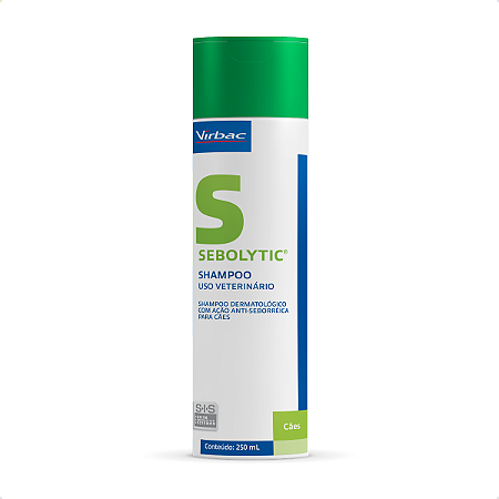 Shampoo Dermatológico Virbac Sebolytic SIS para Cães 250 ml