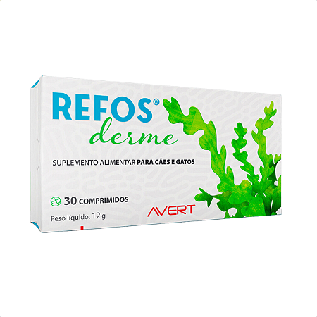 Refos Derme Suplemento Alimentar Cães E Gatos 30 Comprimido