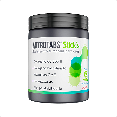 Artrotabs Sticks Suplemento Alimentar Avert - 30 Uni.