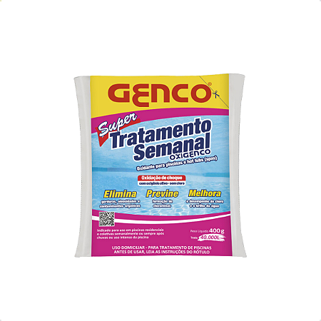 Kit Oxigenco Tratamento Semanal Oxidante Para Piscinas