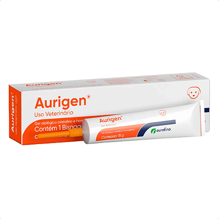 Aurigen Gel Otológico para Cães 15 g Ouro Fino