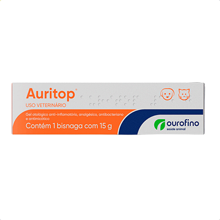 Auritop Gel Otológico Ourofino 15g Ouro Fino