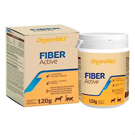 Fiber Active 120grs Suplemento Vitamínico Organnact