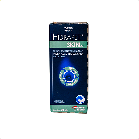 Hidrapet Skin Spray Hidratante Cães e Gatos 20 ml
