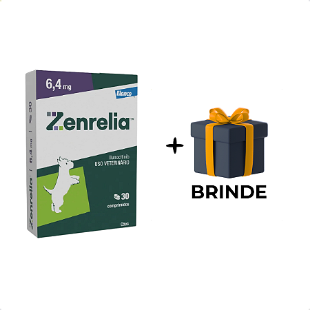 Zenrelia 6,4mg – Tratamento de Coceira em Cães Adultos | 30 Comprimidos + Brinde
