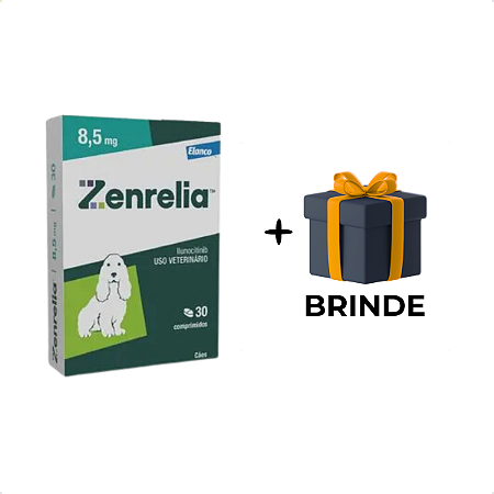 Zenrelia 8,5mg – Tratamento Oral para Coceira em Cães Adultos 30 Comprimidos + Brinde