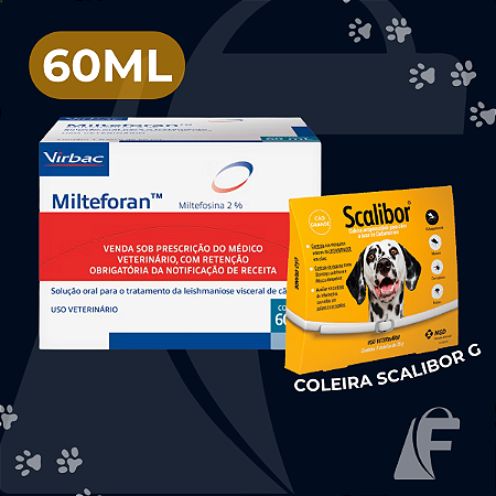 Milteforan 60ml Virbac + Coleira Scalibor Grande