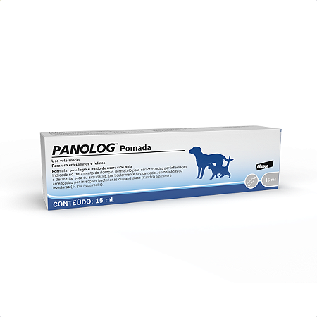 Panolog – Pomada Dermatológica e Otológica para Cães e Gatos