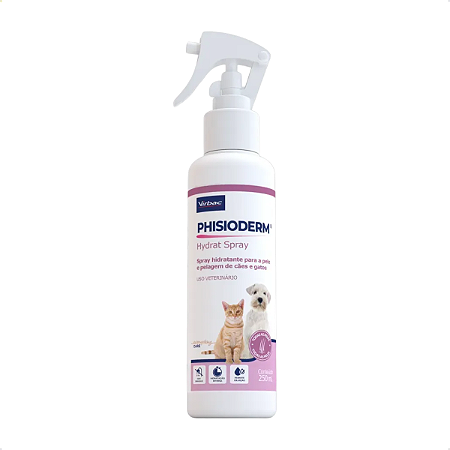 Spray Hidratante Virbac Phisioderm Pele e Pelagem para Cães e Gatos