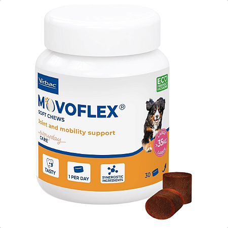 Suplemento Alimentar Virbac Movoflex para Cães acima de 35 kg – 30 Comprimidos
