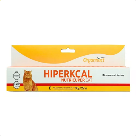 HiperKcal Nutricuper Cat Suplemento Vitamínico Mineral para Gatos – Gel Oral 27 ml