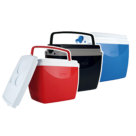 Cooler Caixa Térmica MOR 18 Litros Até 24 Latas Portátil Churrasco Praia Camping Conversa Bebidas e Alimentos