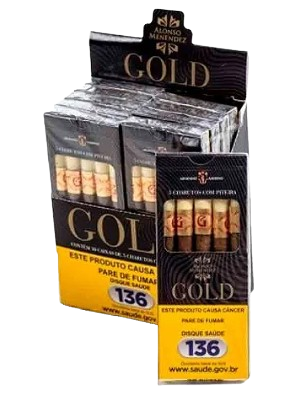 Alonso Menendez Gold com piteira - Caixa com 50