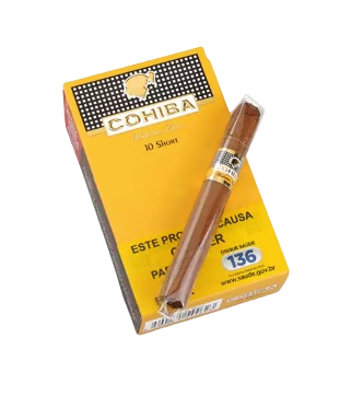 Cigarrilha Cohiba Shorts – Petaca com 10 unidades