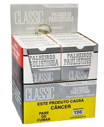 Paulistinha Classic Tradicional - Caixa c/ 10 Maços