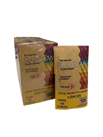 Rainbow Golden Brown 25g (100% Orgânico) - Caixa c/ 6 unidades