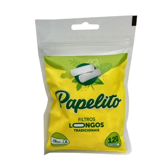 Filtro Papelito tradicional Longo - pacote com 120 unidades