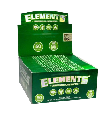 Caixa Seda Elements Green - 50 unidades