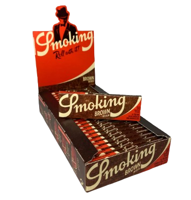 Caixa Seda Smoking Brown Medium - 25 unidades