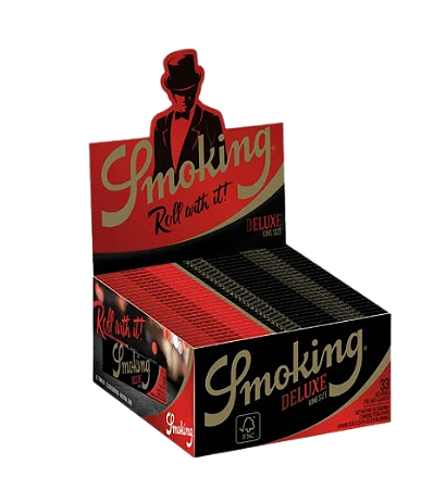 Caixa Seda Smoking Deluxe King Size - 50 unidades