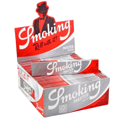 Caixa Seda Smoking Master King Size - 50 unidades