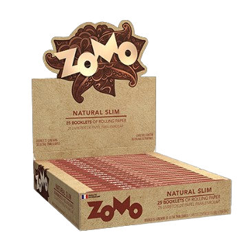 Caixa Seda Zomo Natural Slim - 25 unidades