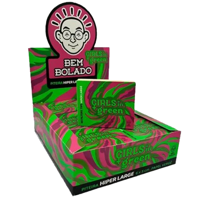PITEIRA BEM BOLADO GIRLS IN GREEN HIPER LARGE ROXO - Caixa com 24 unidades