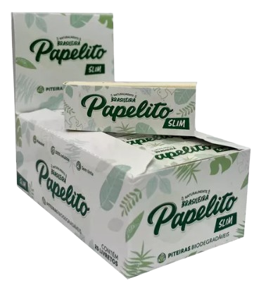 PITEIRA PAPELITO SLIM -  Caixa com 25 unidades