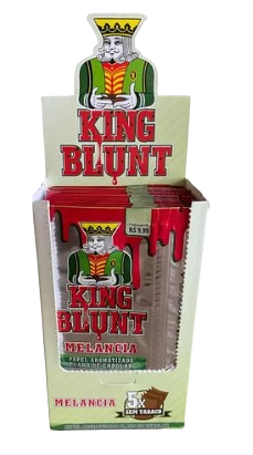 King Blunt Melancia - caixa com 25 unidades