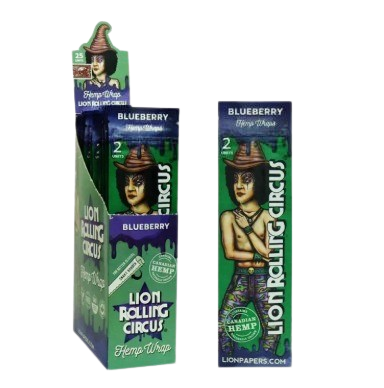 Blunt Lion Rolling Circus Blueberry - caixa com 25 unidades