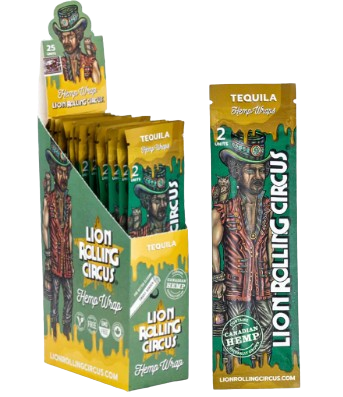 Blunt Lion Rolling Circus Tequila - caixa com 25 unidades