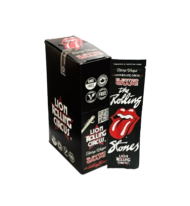 Blunt Lion Rolling Circus Terpenes Eletric Grape - caixa com 25 unidades