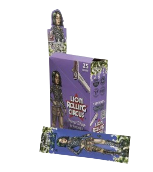 Blunt Lion Rolling Circus Terpenes Strawberry ShortCake - caixa com 25 unidades
