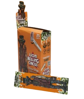 Blunt Lion Rolling Circus Terpenes Tangie - caixa com 25 unidades