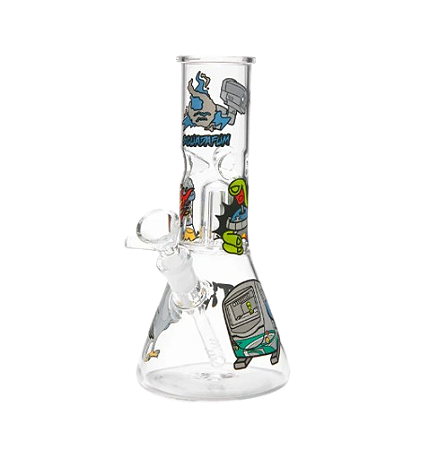 Glass Ice Bong Percolator Squadafum - unidade (Sortidos)