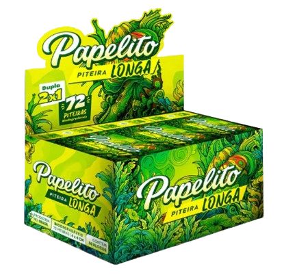 Piteira Papelito Longa - Caixa com 30 unidades